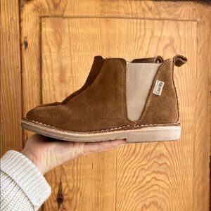 Cienta | Suede Chelsea Boots Kids Brown